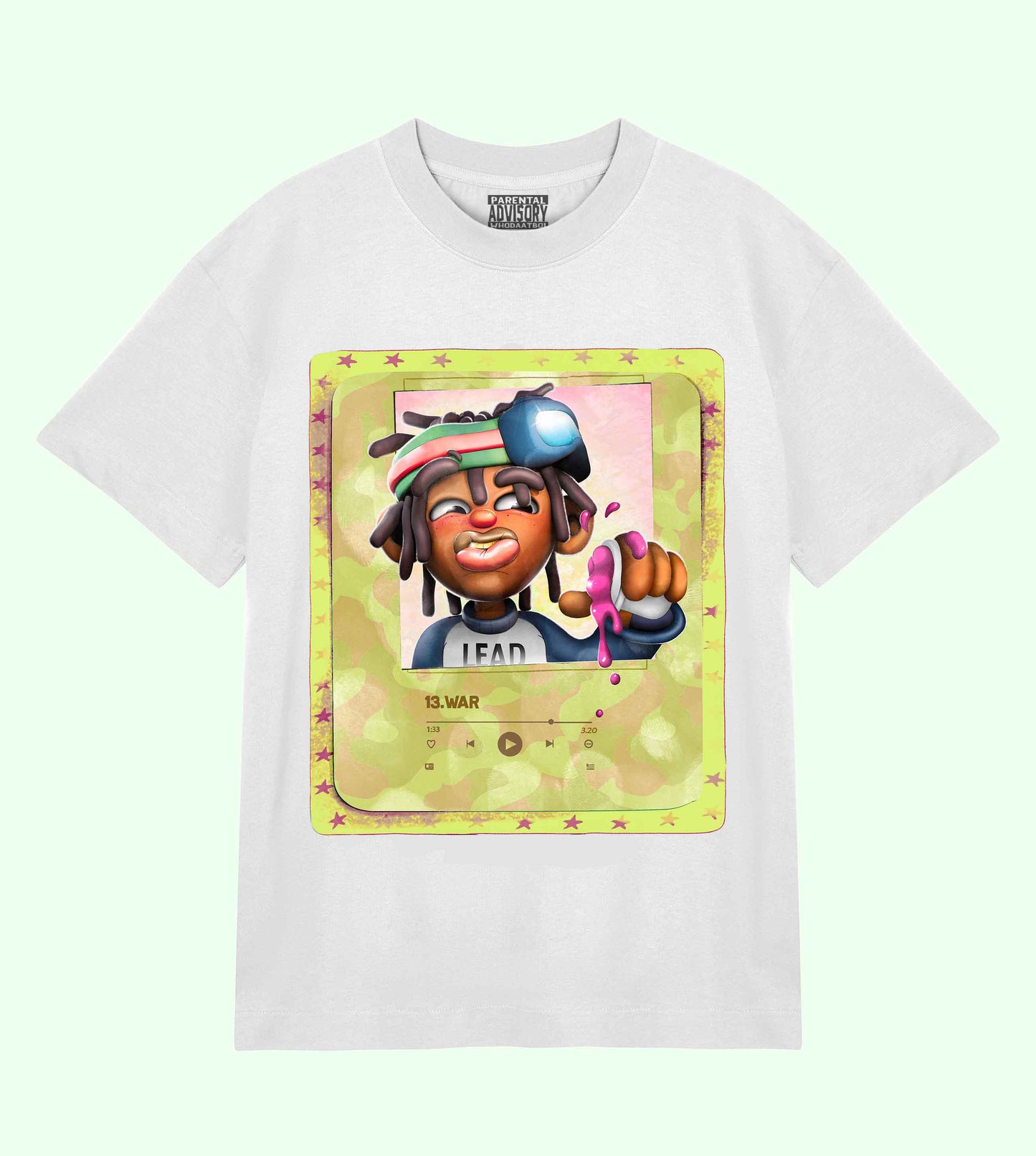 "WAR" premium boxy t-shirt