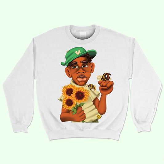 "FLOWER BOY" Classic Crewneck Sweatshirt