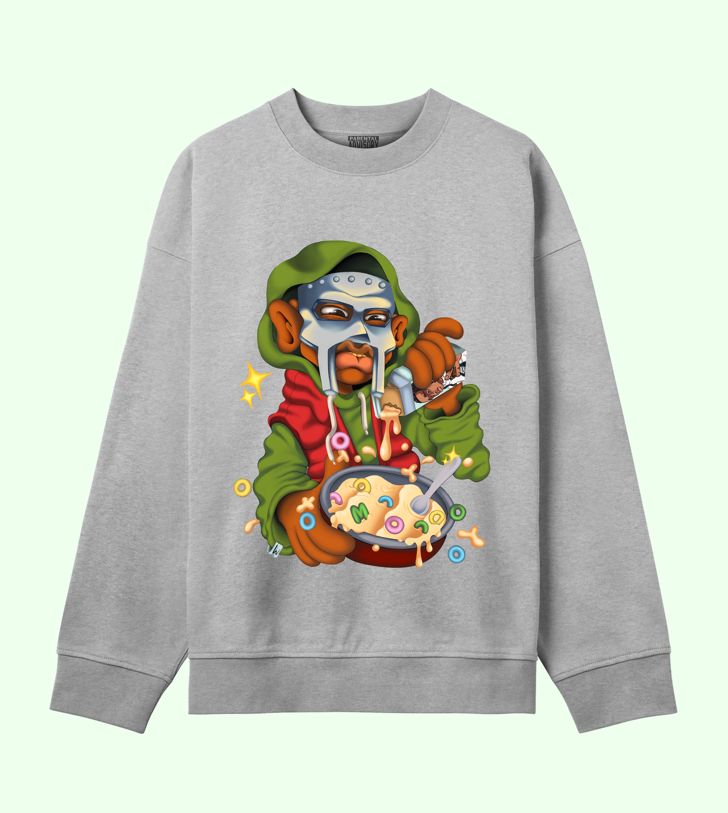 "MM..FOOD? " Premium Boxy  Sweat-Shirt