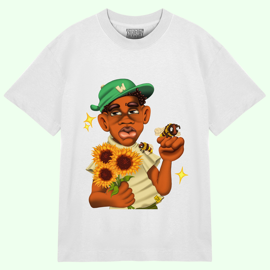 "FLOWER BOY" premium boxy t-shirt